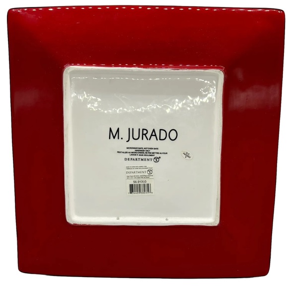 Dept. 56 M. Jurado Christmas Ornament Plate - Picture 4 of 4